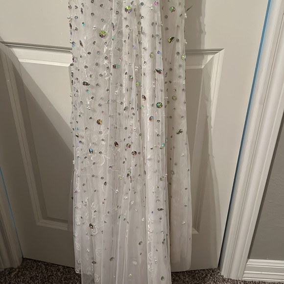 white rhinestone dress - Picture 7 of 8